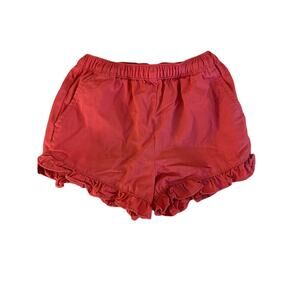 Crewcuts Pink Red Ruffle Shorts size 5
